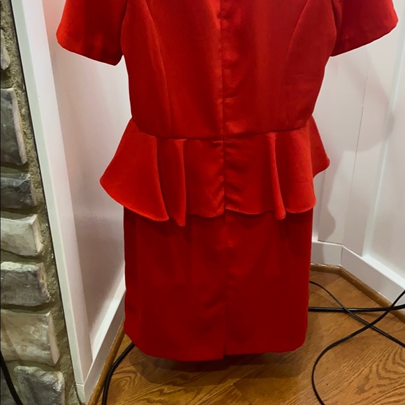Forever 21 bright red dress sz L nwt $25 nice - Picture 5 of 10